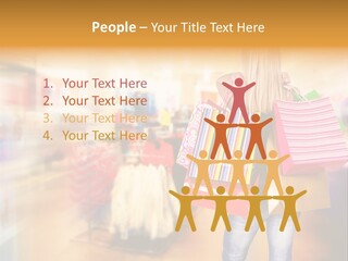 Person Bags Buyer PowerPoint Template