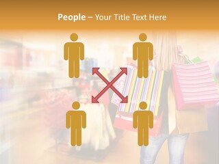 Person Bags Buyer PowerPoint Template