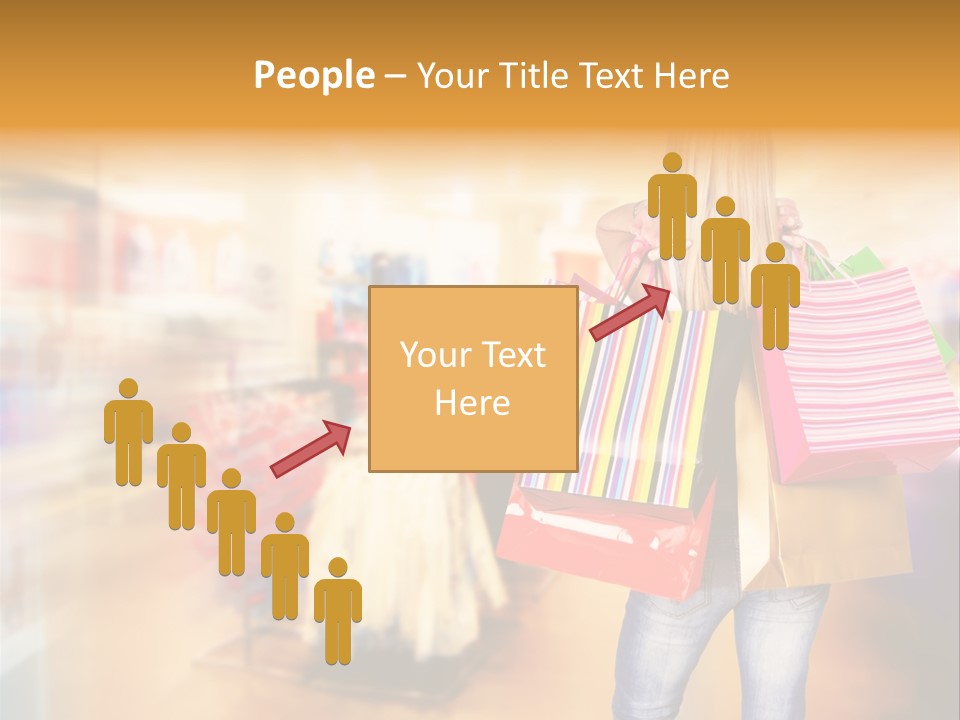 Person Bags Buyer PowerPoint Template