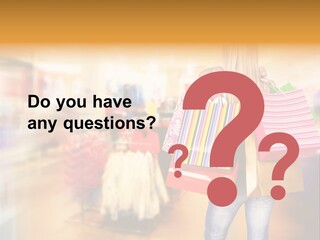 Person Bags Buyer PowerPoint Template