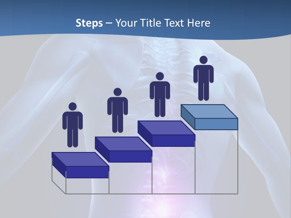 Sports Injury Low Back Pain Skeleton PowerPoint Template