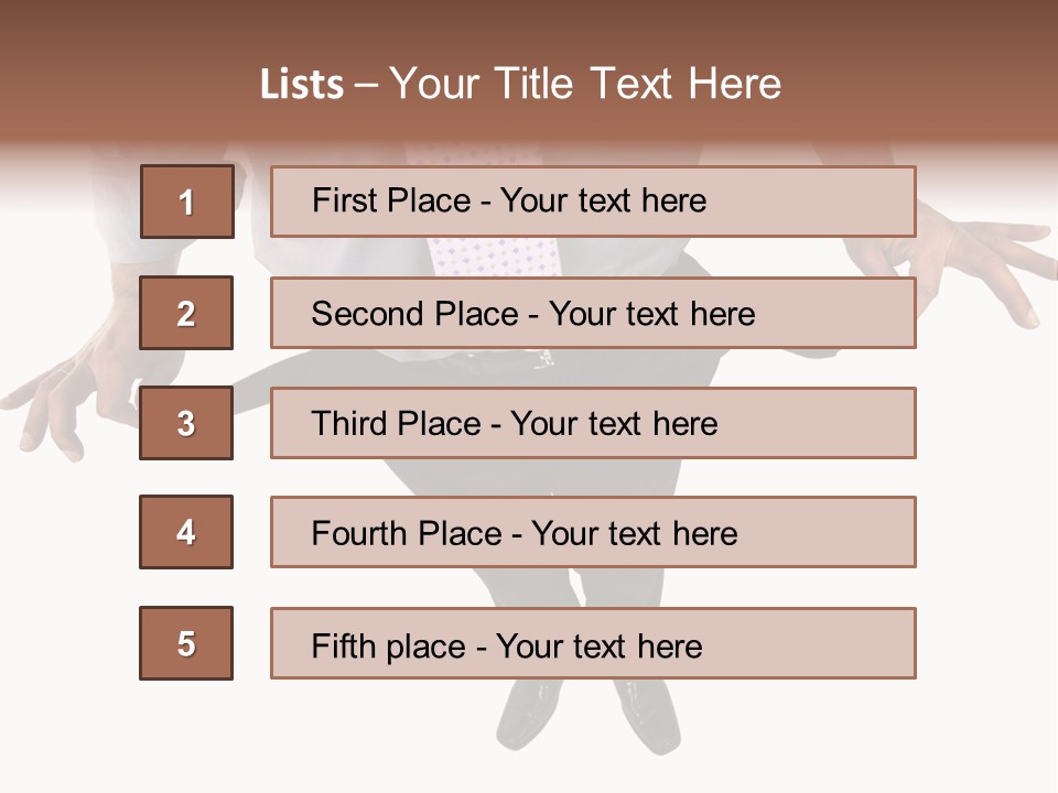 Suit Symbolic Problem PowerPoint Template
