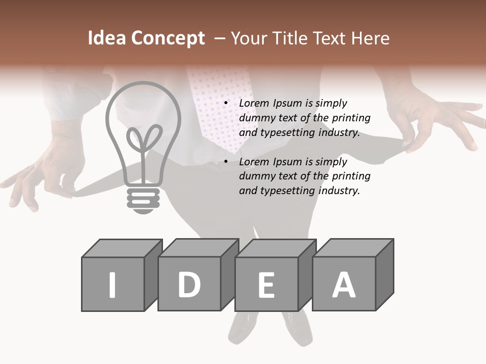 Suit Symbolic Problem PowerPoint Template