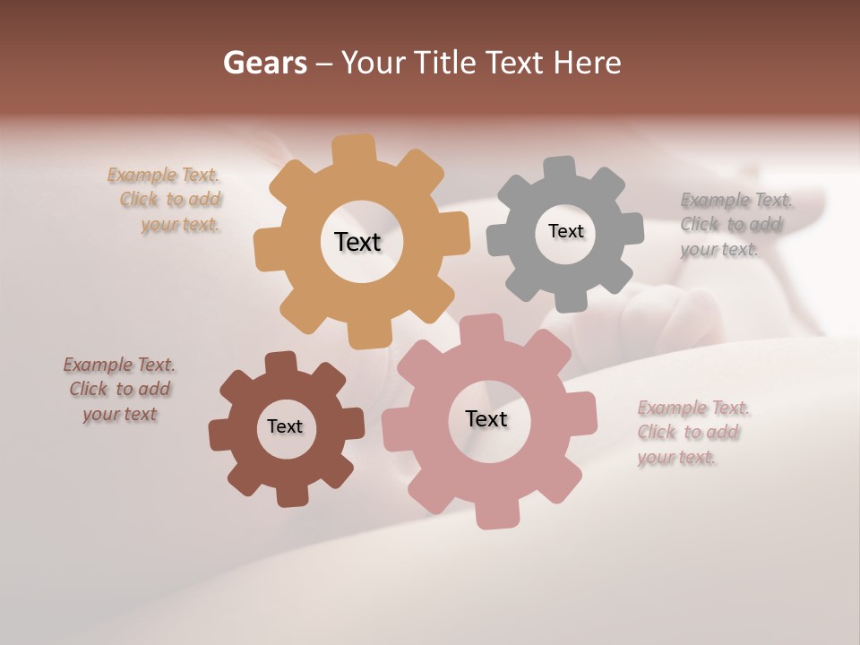 Little Cute Child PowerPoint Template