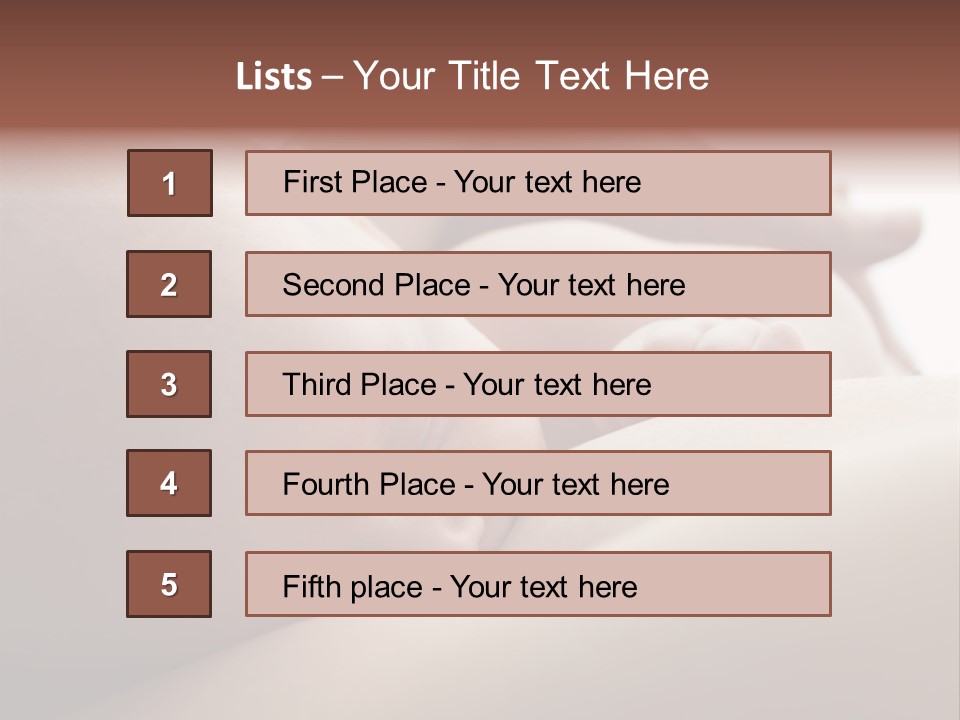 Little Cute Child PowerPoint Template