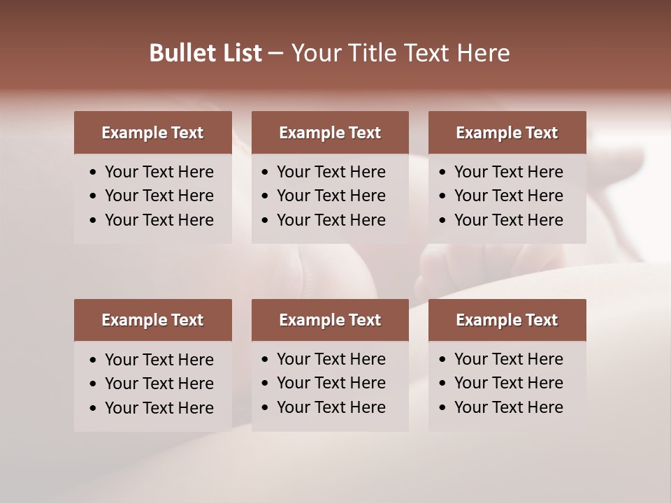 Little Cute Child PowerPoint Template