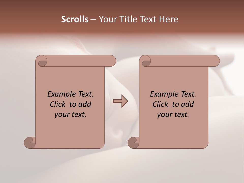Little Cute Child PowerPoint Template