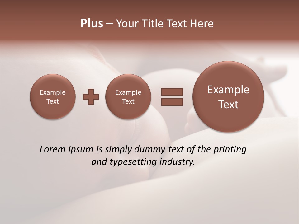 Little Cute Child PowerPoint Template