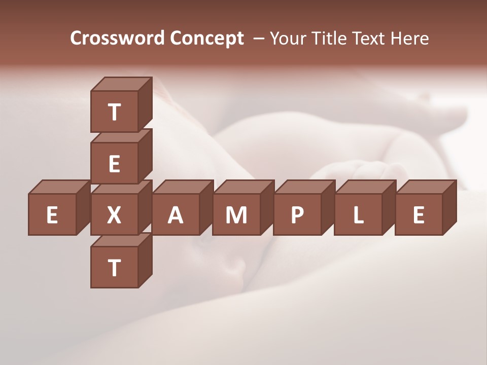 Little Cute Child PowerPoint Template