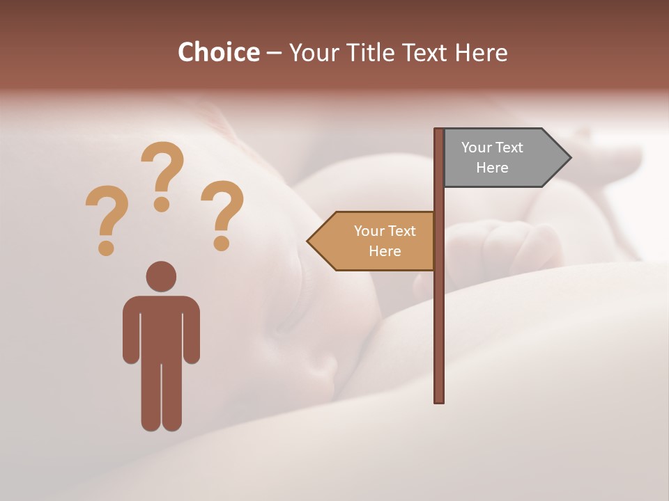 Little Cute Child PowerPoint Template