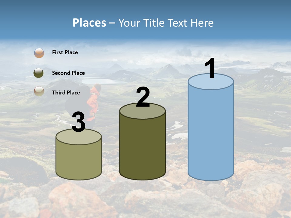 Long Heavy Green PowerPoint Template