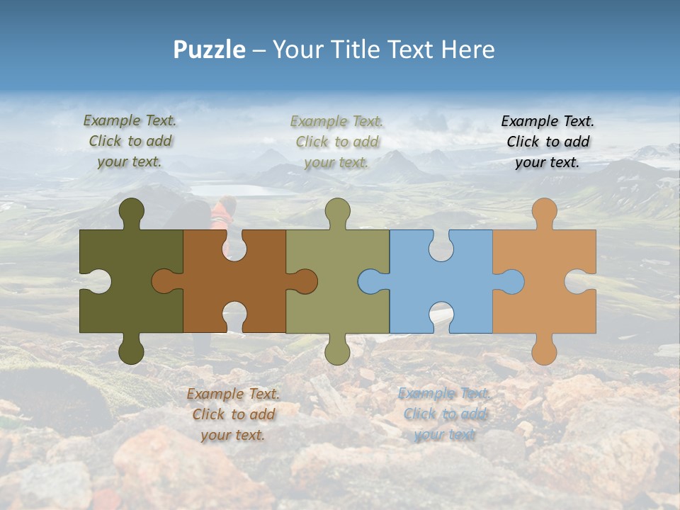 Long Heavy Green PowerPoint Template