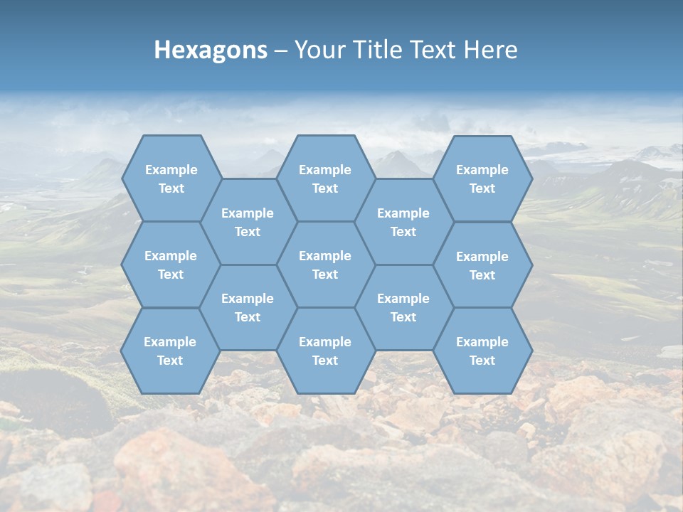 Long Heavy Green PowerPoint Template