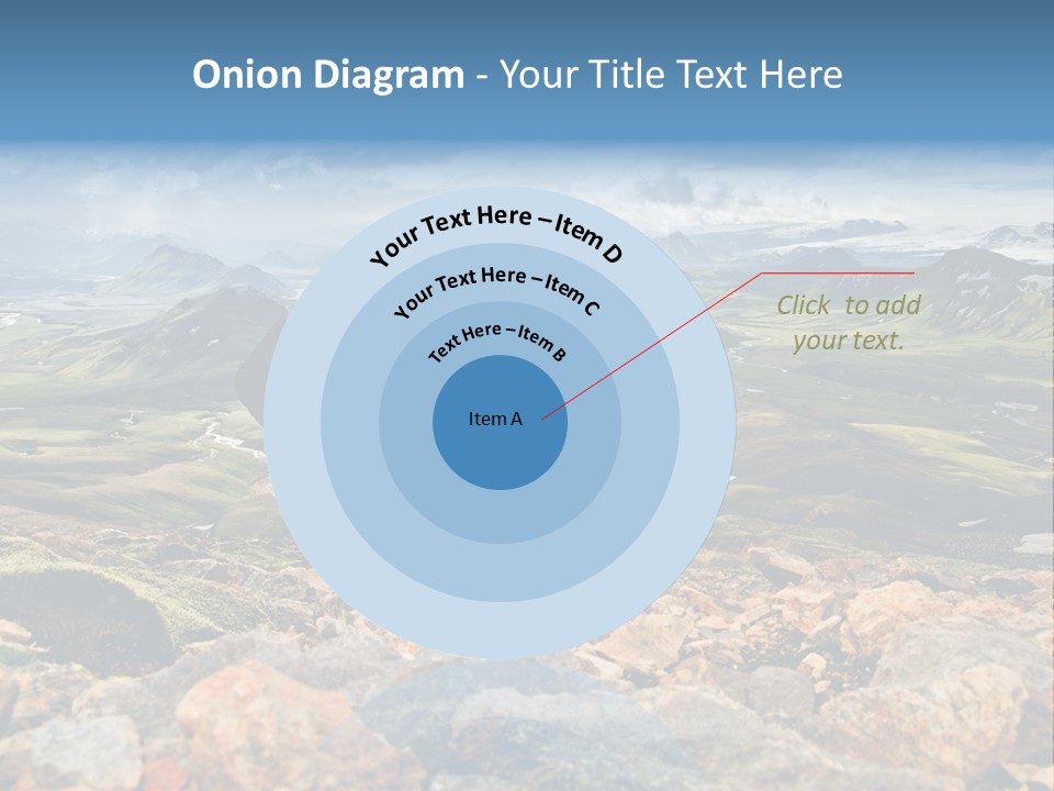 Long Heavy Green PowerPoint Template
