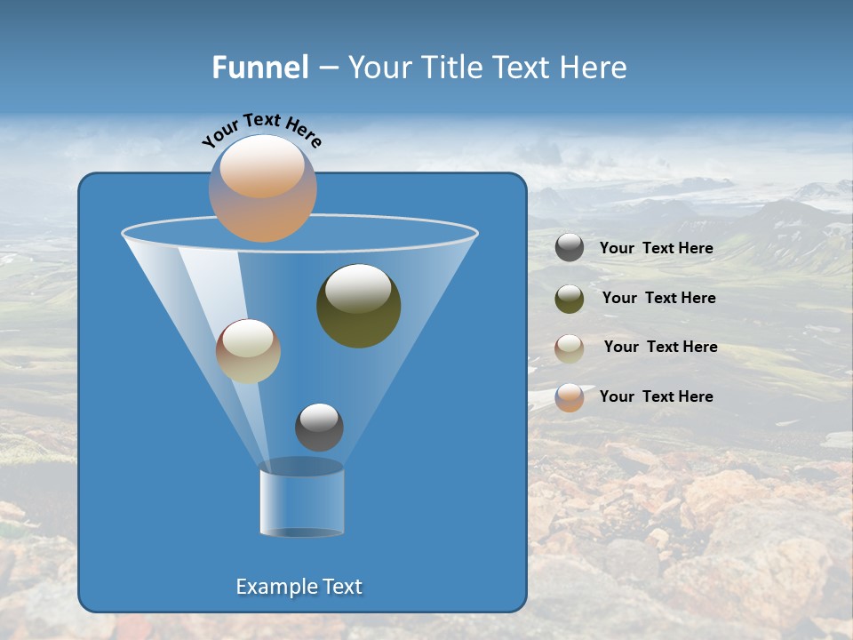 Long Heavy Green PowerPoint Template