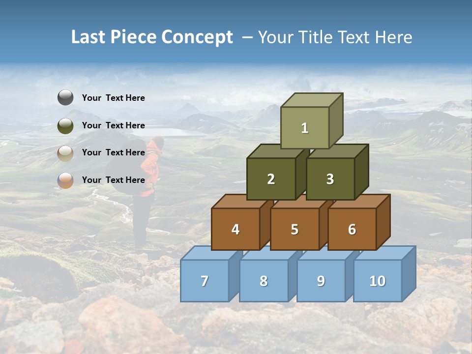 Long Heavy Green PowerPoint Template