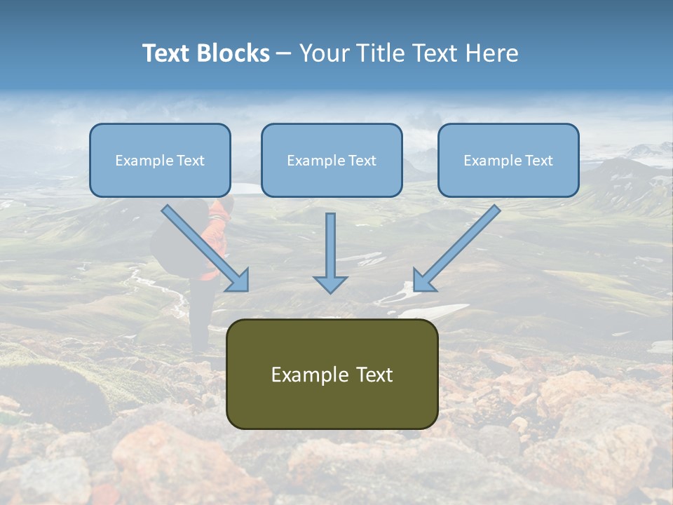 Long Heavy Green PowerPoint Template