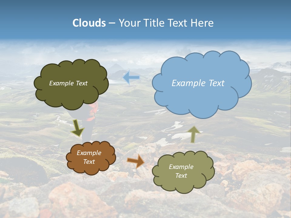 Long Heavy Green PowerPoint Template