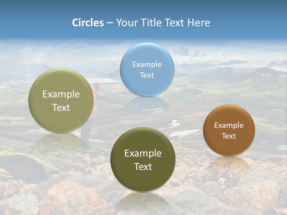 Long Heavy Green PowerPoint Template