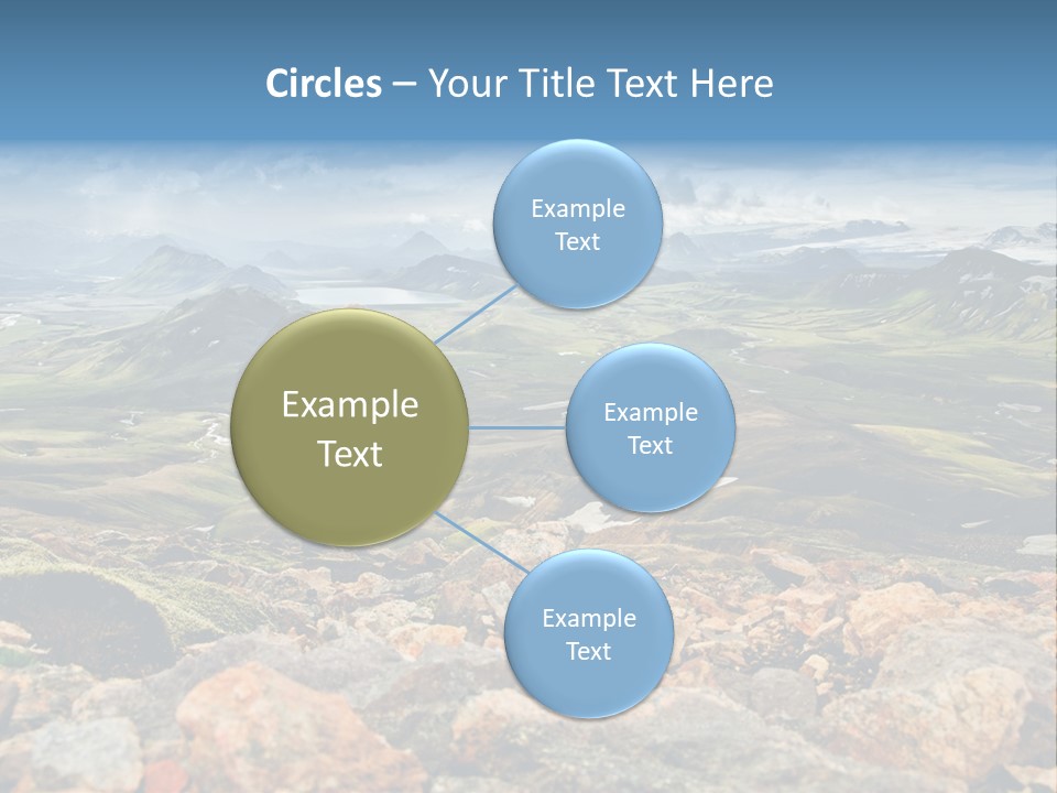 Long Heavy Green PowerPoint Template