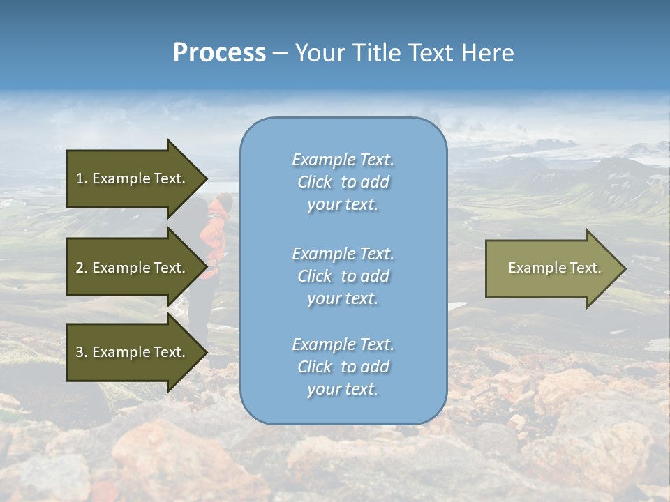Long Heavy Green PowerPoint Template