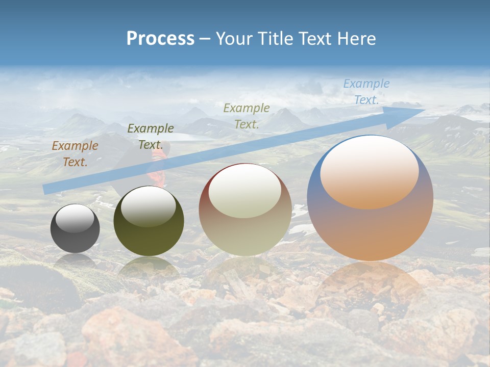 Long Heavy Green PowerPoint Template