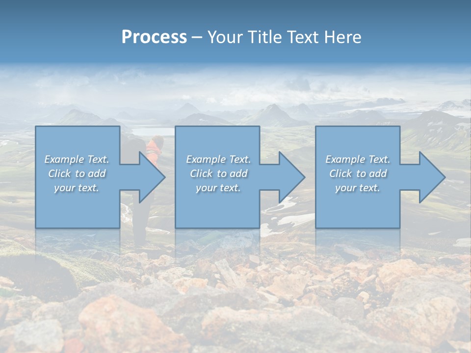 Long Heavy Green PowerPoint Template