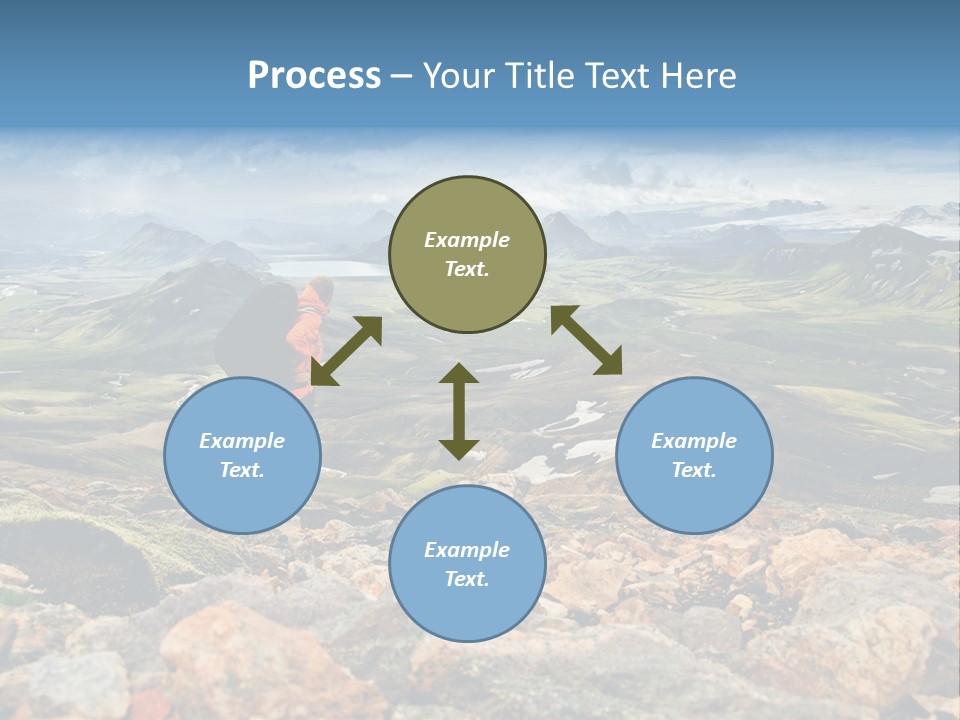 Long Heavy Green PowerPoint Template