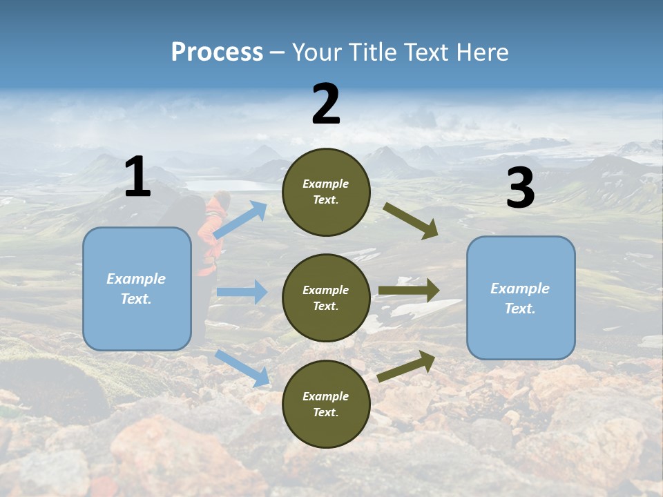 Long Heavy Green PowerPoint Template