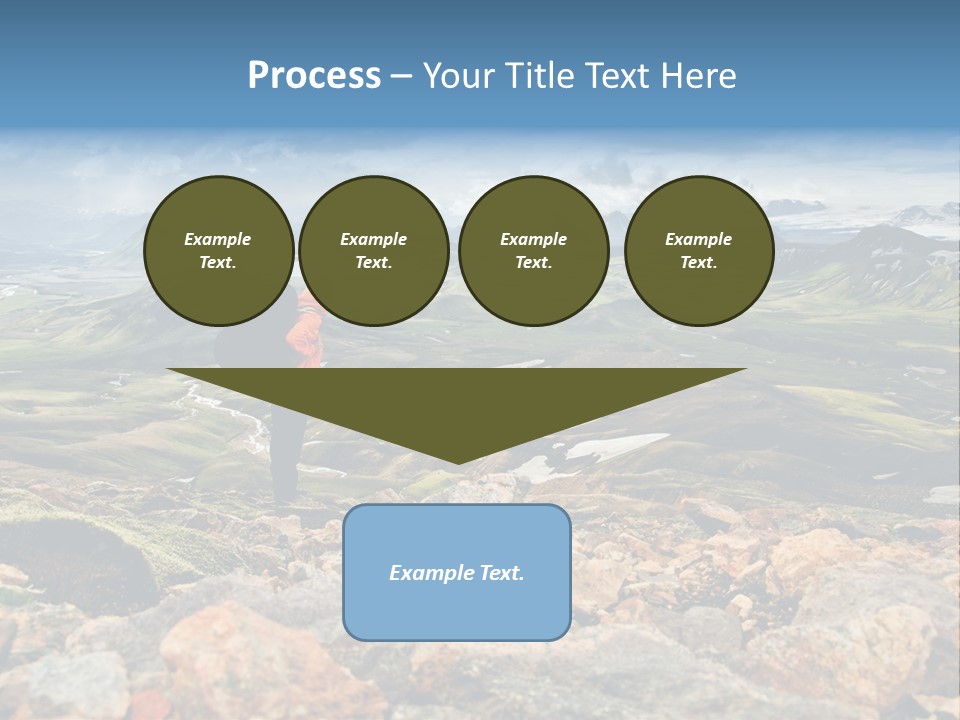 Long Heavy Green PowerPoint Template