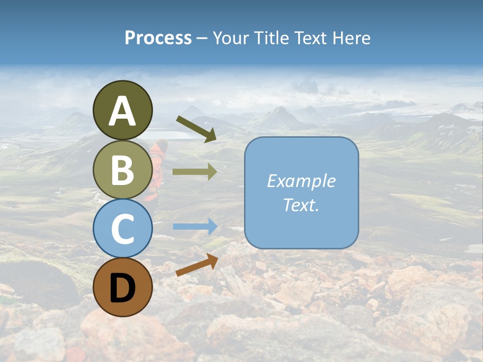 Long Heavy Green PowerPoint Template