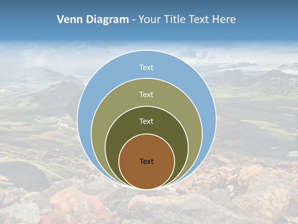 Long Heavy Green PowerPoint Template