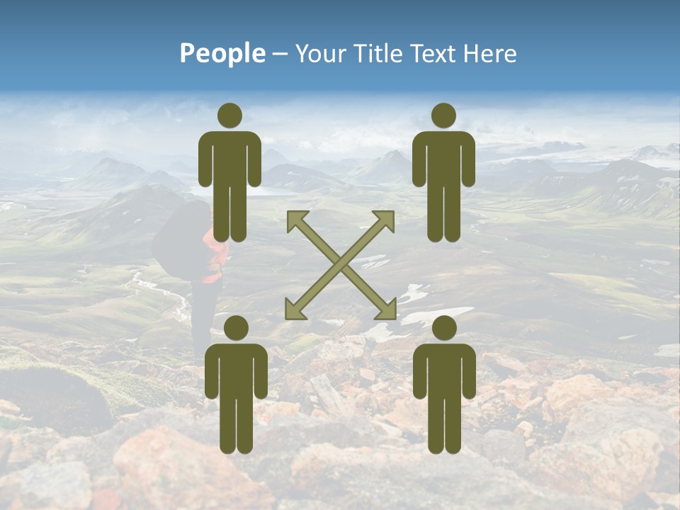 Long Heavy Green PowerPoint Template