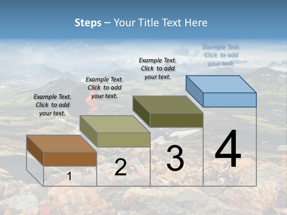 Long Heavy Green PowerPoint Template