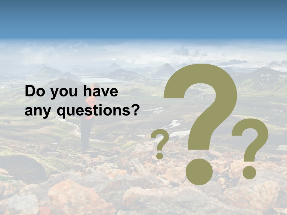 Long Heavy Green PowerPoint Template