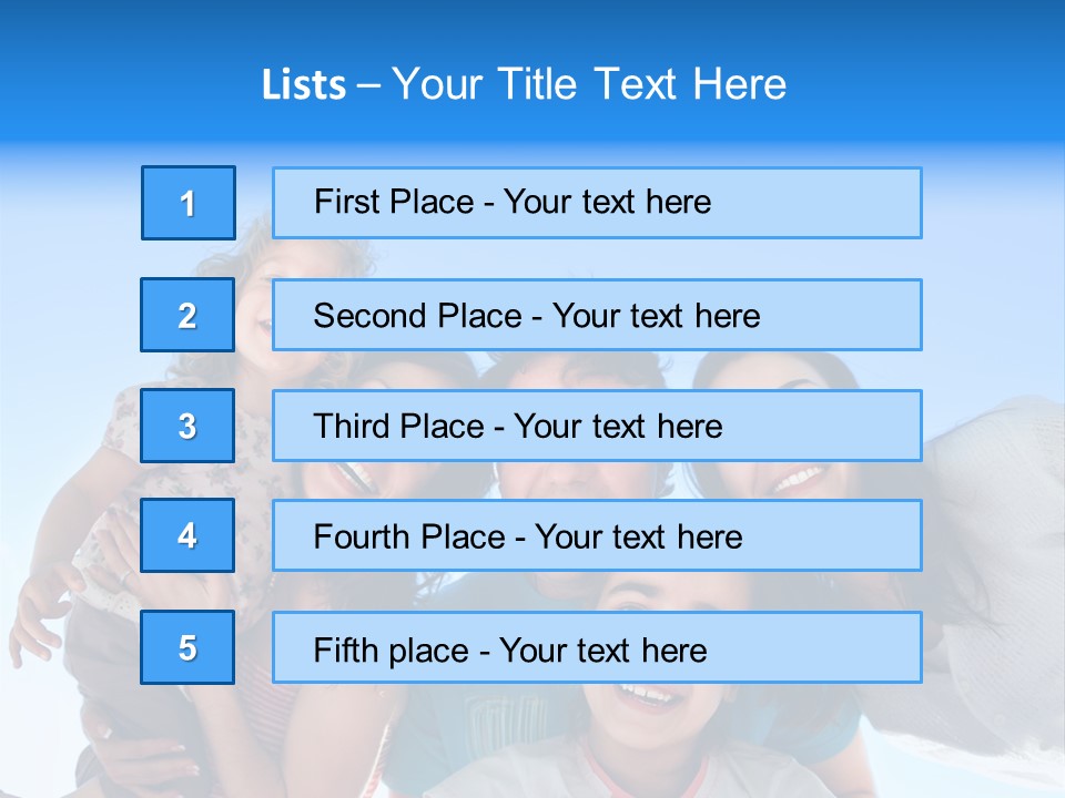 Happiness Joy Face PowerPoint Template