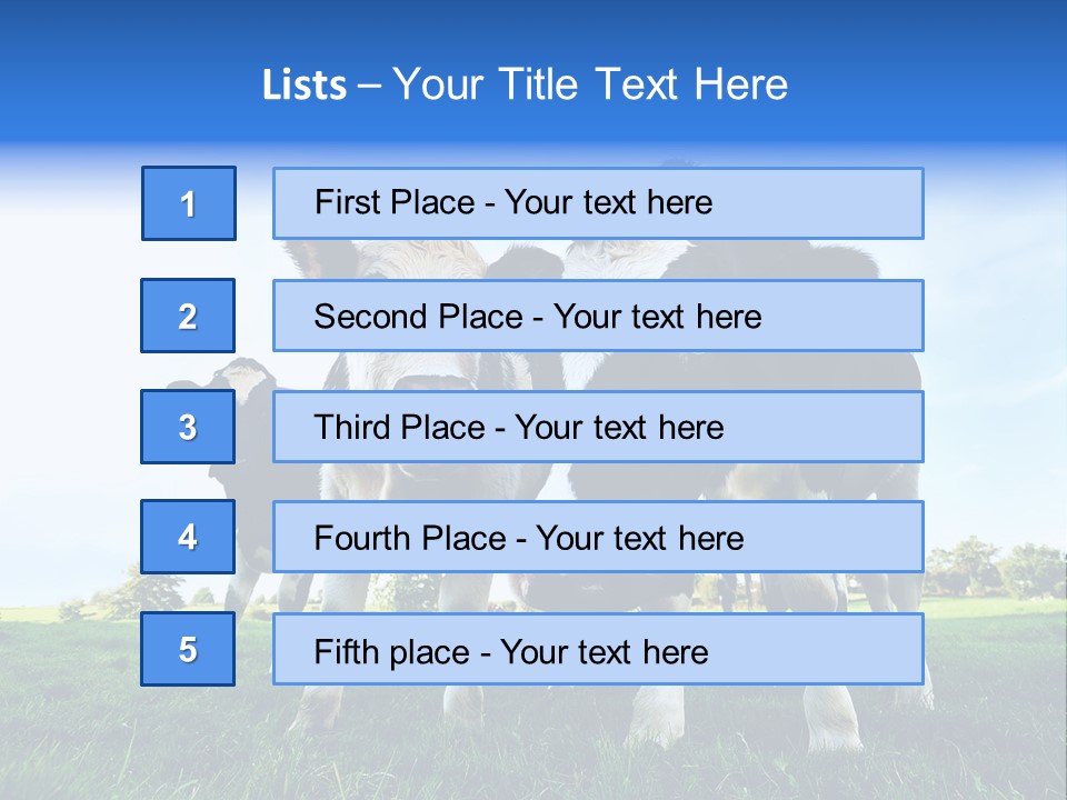 Morning Grass Outdoor PowerPoint Template