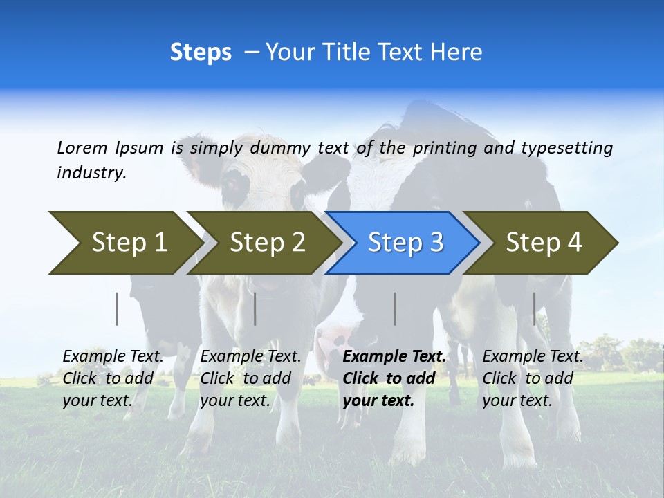 Morning Grass Outdoor PowerPoint Template