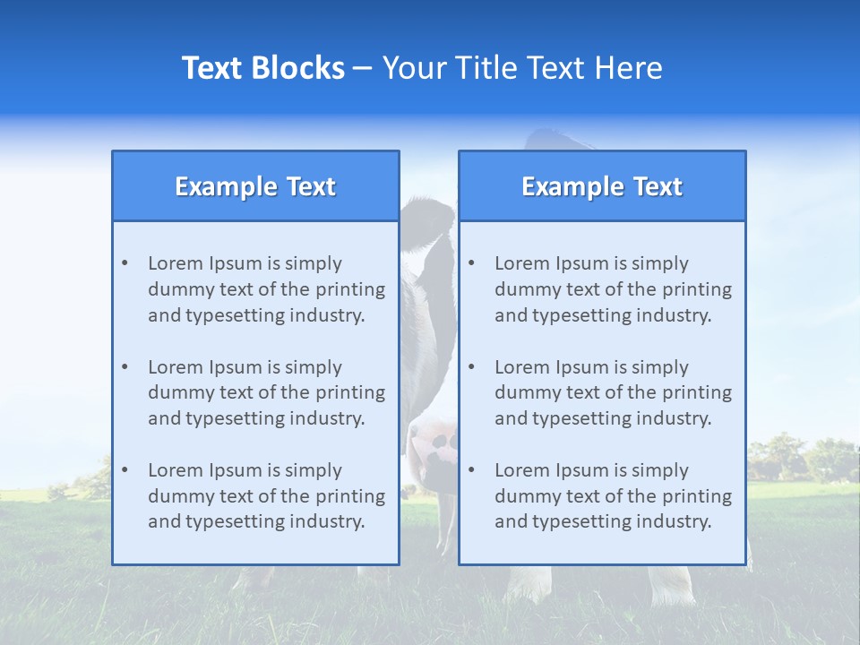 Morning Grass Outdoor PowerPoint Template