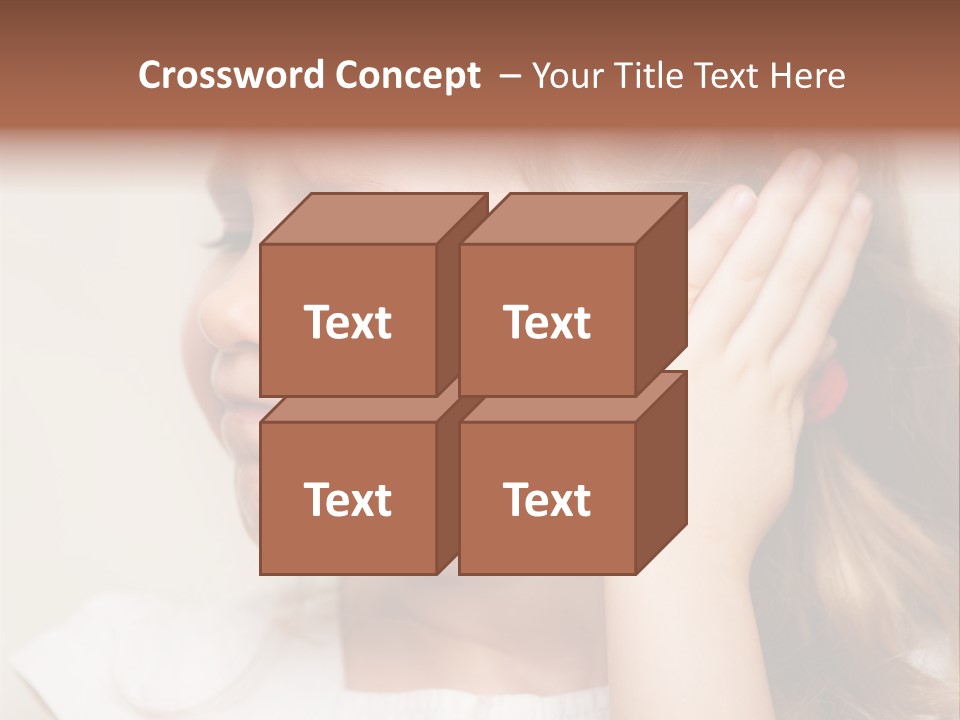 Suffering Otitis White PowerPoint Template