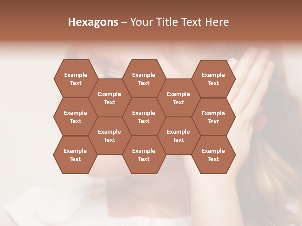 Suffering Otitis White PowerPoint Template