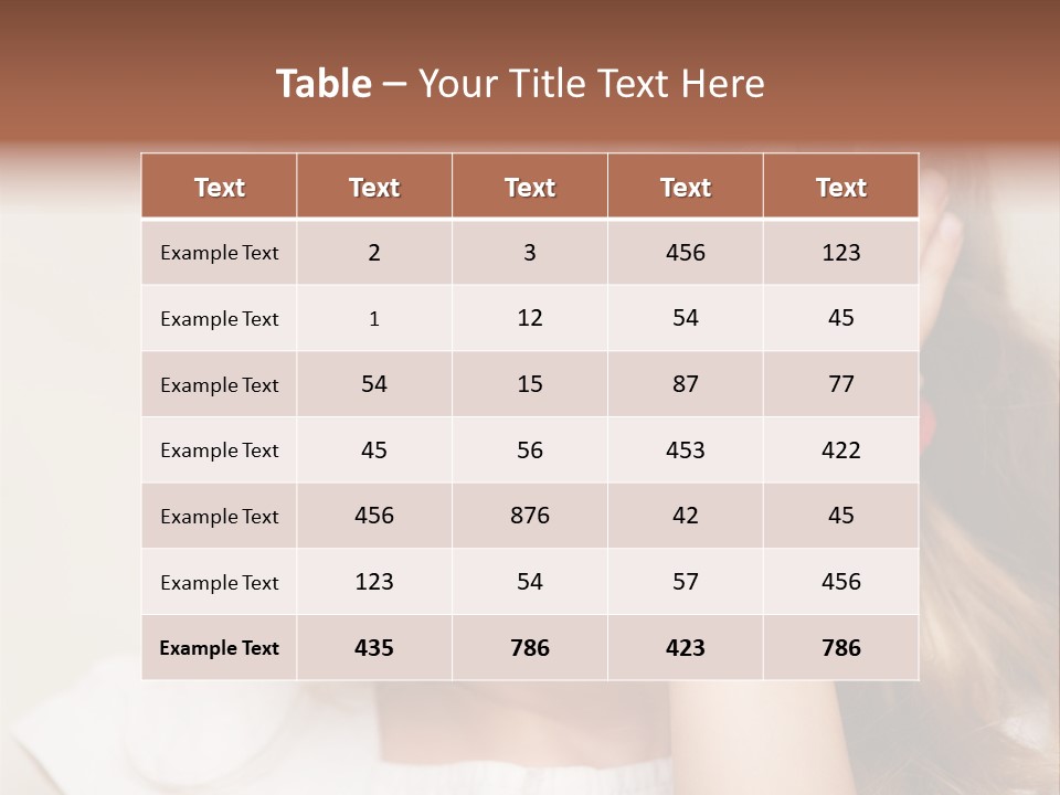 Suffering Otitis White PowerPoint Template