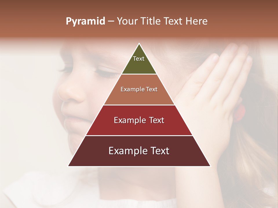 Suffering Otitis White PowerPoint Template