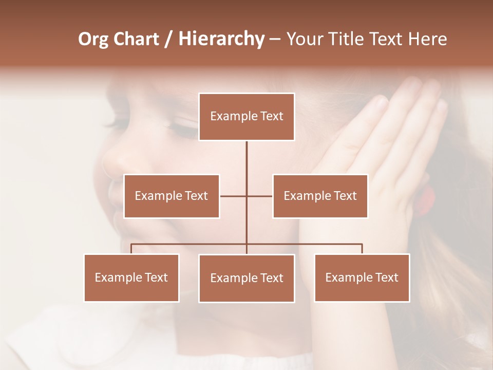 Suffering Otitis White PowerPoint Template