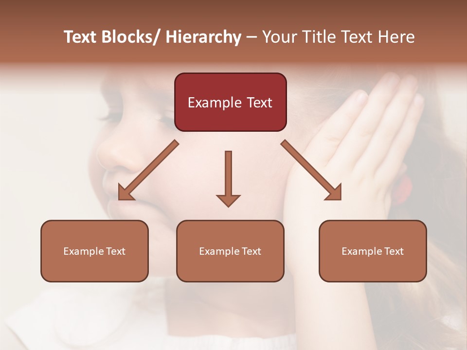 Suffering Otitis White PowerPoint Template