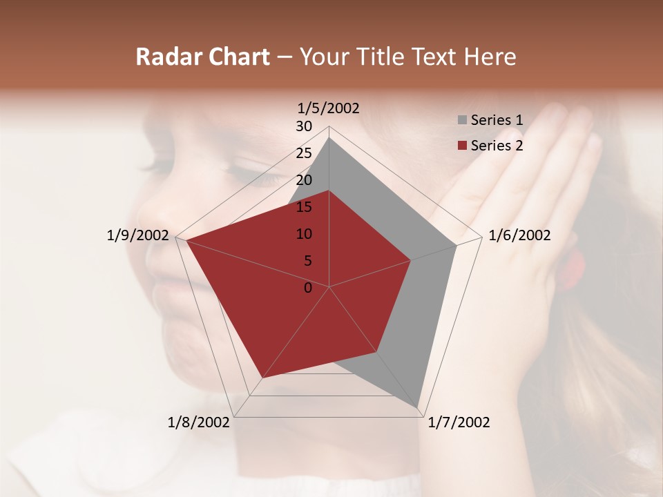 Suffering Otitis White PowerPoint Template