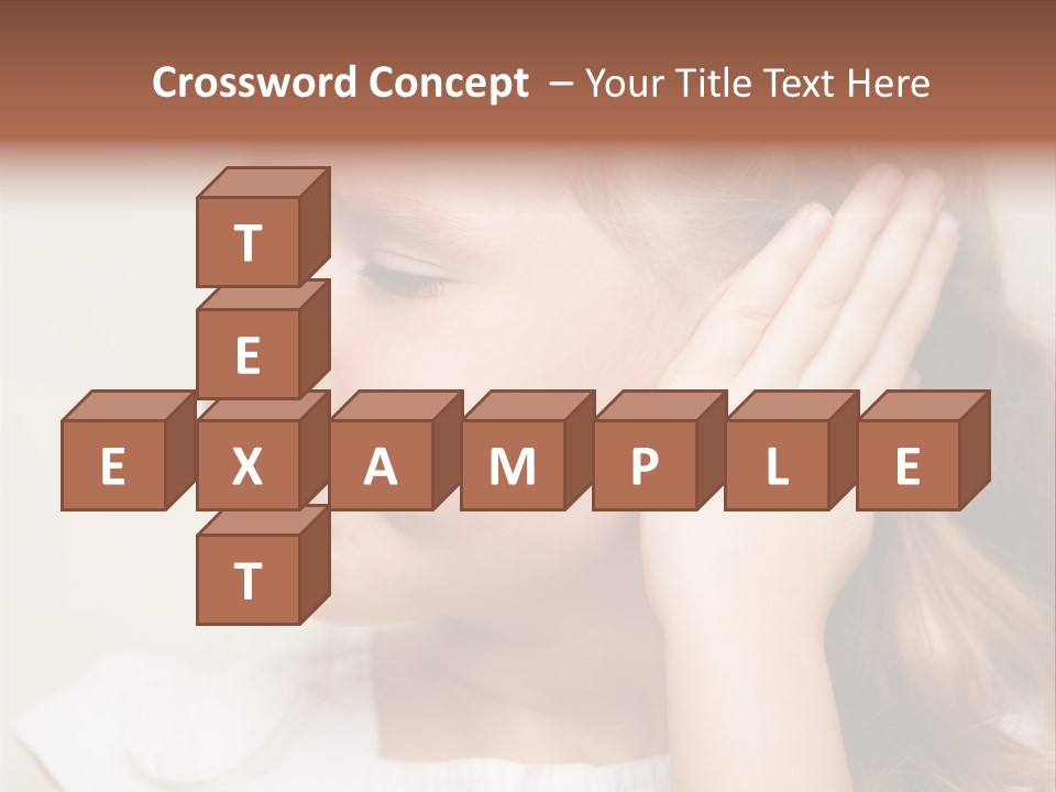 Suffering Otitis White PowerPoint Template