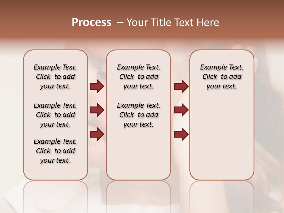 Suffering Otitis White PowerPoint Template