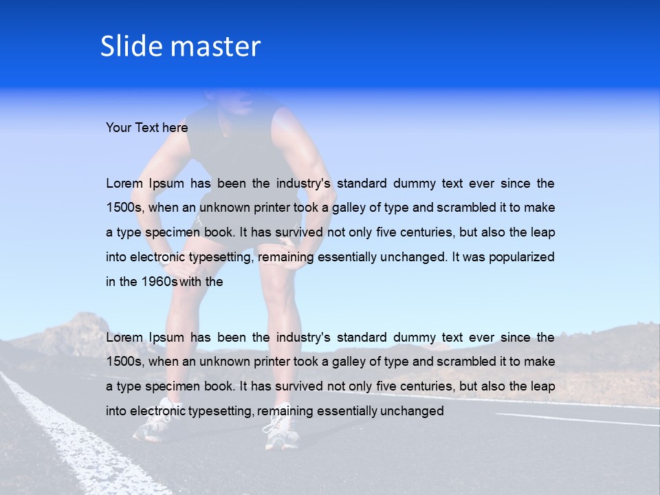 Healthy Outside Breath PowerPoint Template