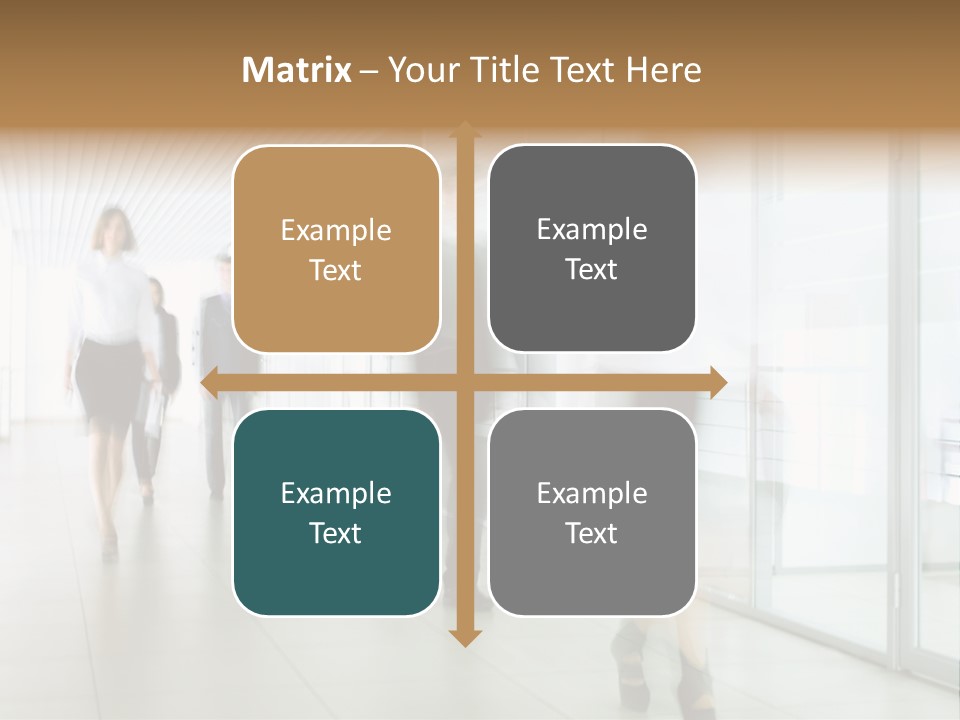 Blurred White  PowerPoint Template